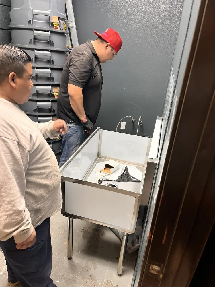 Commercial plumbing and sink installation in Gibbsboro