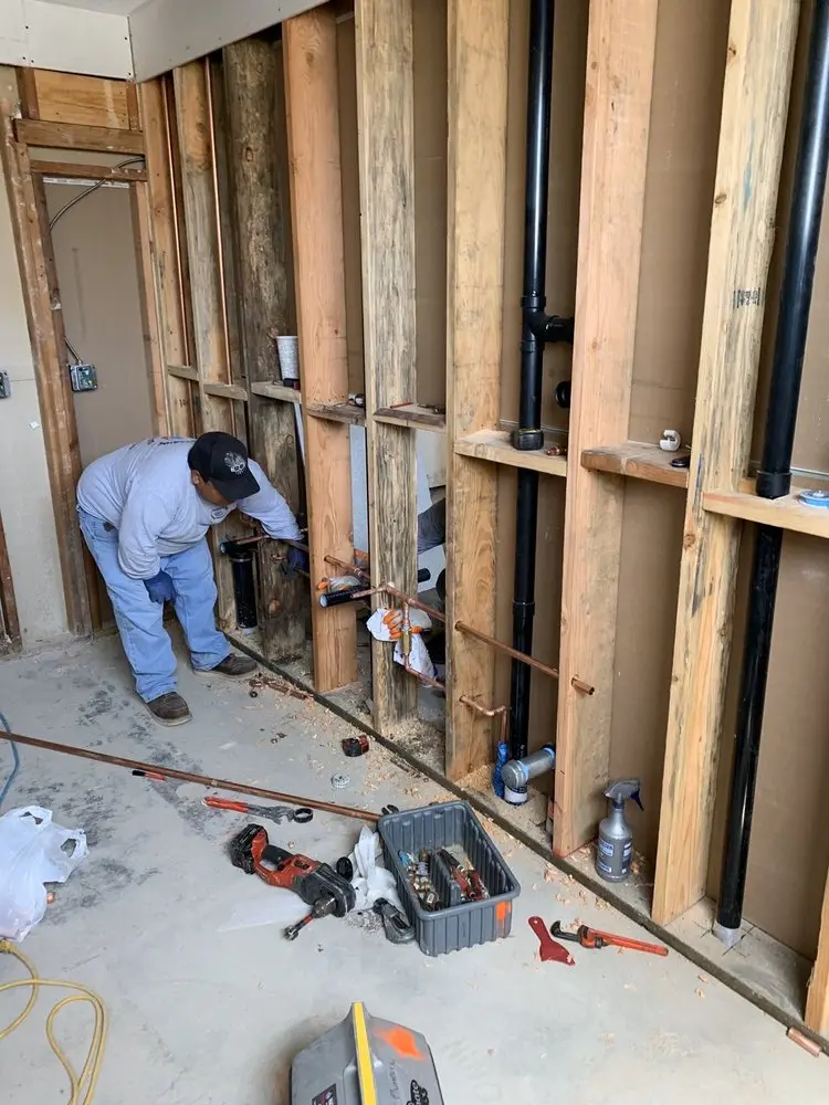 Commercial rough-in plumbing for Water Heater Replacement in Gibbsboro